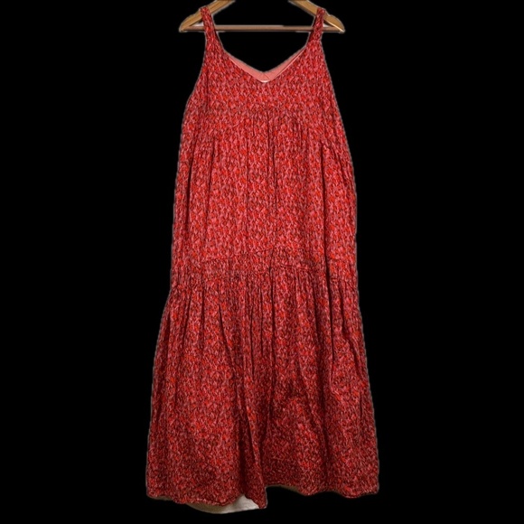JOIE Women Bondi Tiered Sleeveless Maxi Dress Sz S Babydoll Prairie Boho… - Picture 2 of 10